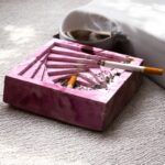 Designer Geometric Marble Ashtray