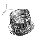 Miniature Colosseum Monument Ashtray