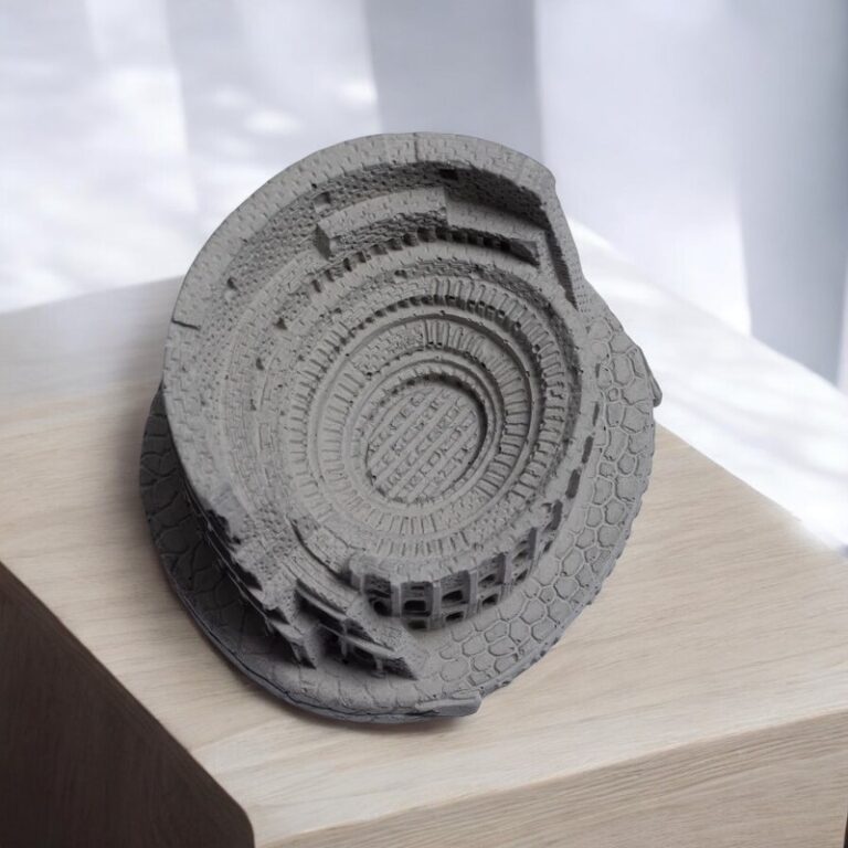 Miniature Colosseum Monument Ashtray