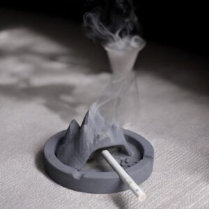 Mountain Design Dark Concrete Ashtray