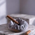 Mountain Peak Concrete Ashtray