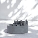 Necropolis Dark Concrete Ashtray