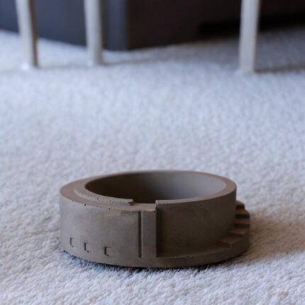 Spiral Shaped Concrete Ashtray