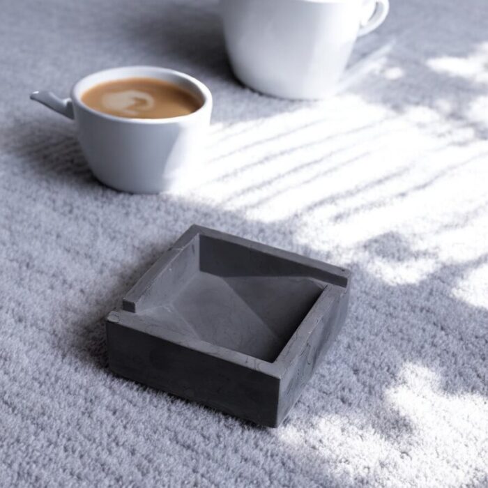 Square Design Marble Ashtray