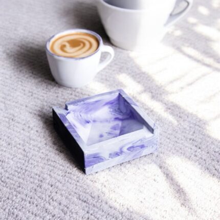 Square Design Marble Ashtray