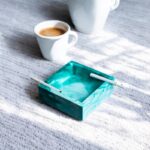 Square Design Marble Ashtray