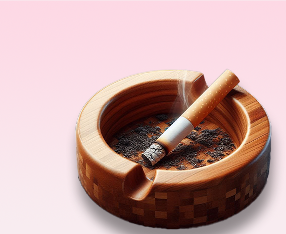 Wooden Ashtray