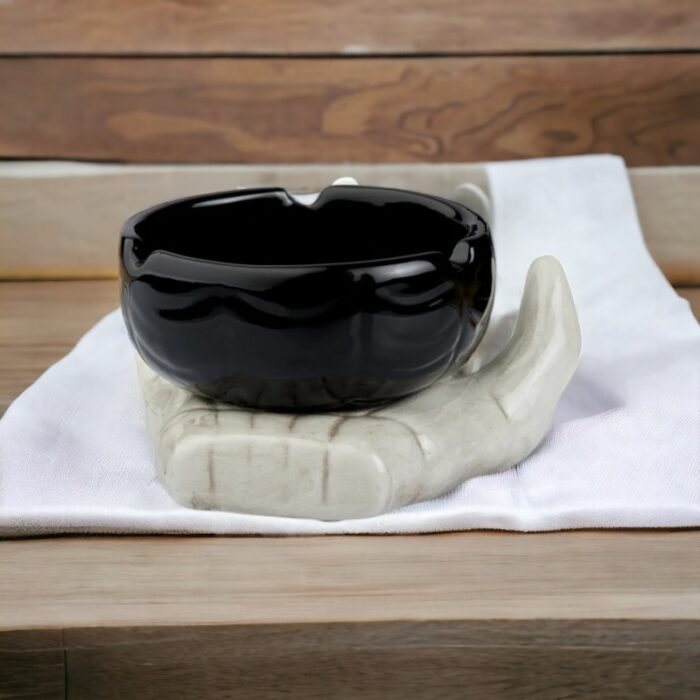 Bowl in Hand Style Ceramic Ashtray