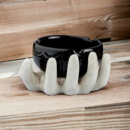 Bowl in Hand Style Ceramic Ashtray