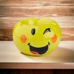 Winking Face Emoji Ceramic Ashtray