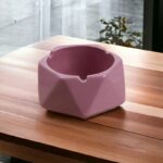 Pink Groovy Ceramic Ashtray