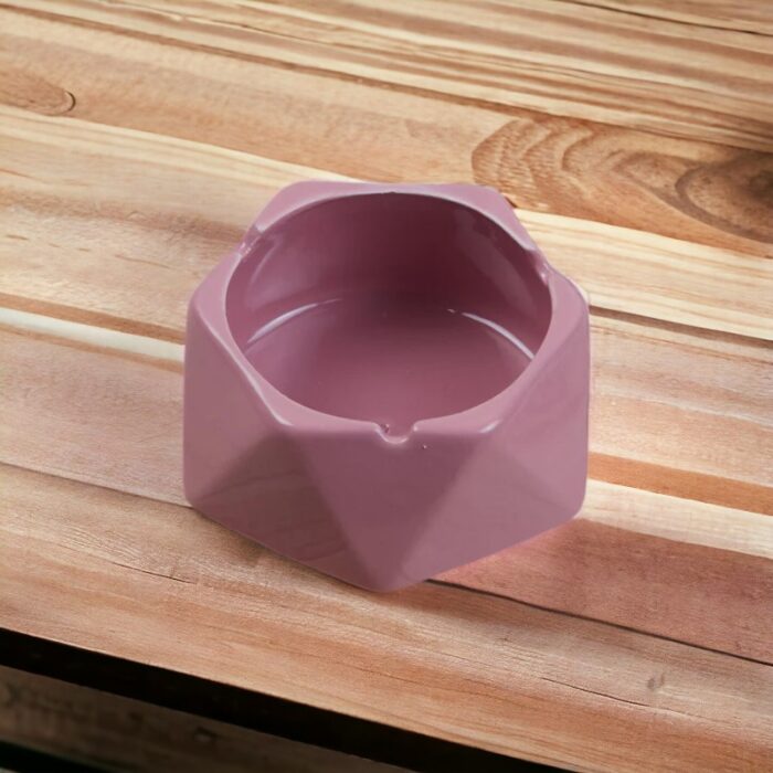 Pink Groovy Ceramic Ashtray