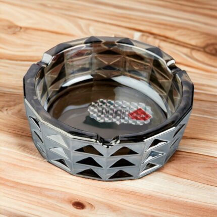 Pattern Style Luxury Glass Ashtray for Cigarette