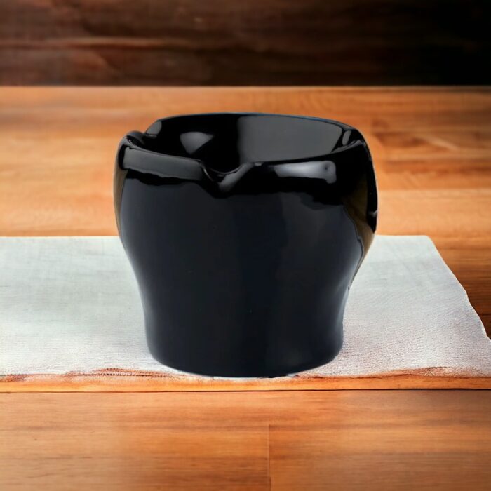 Black Skull Ceramic Ashtray for Smokers