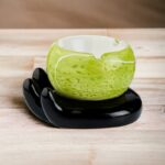 Opened Tennis Ball Style Ceramic Ashtray